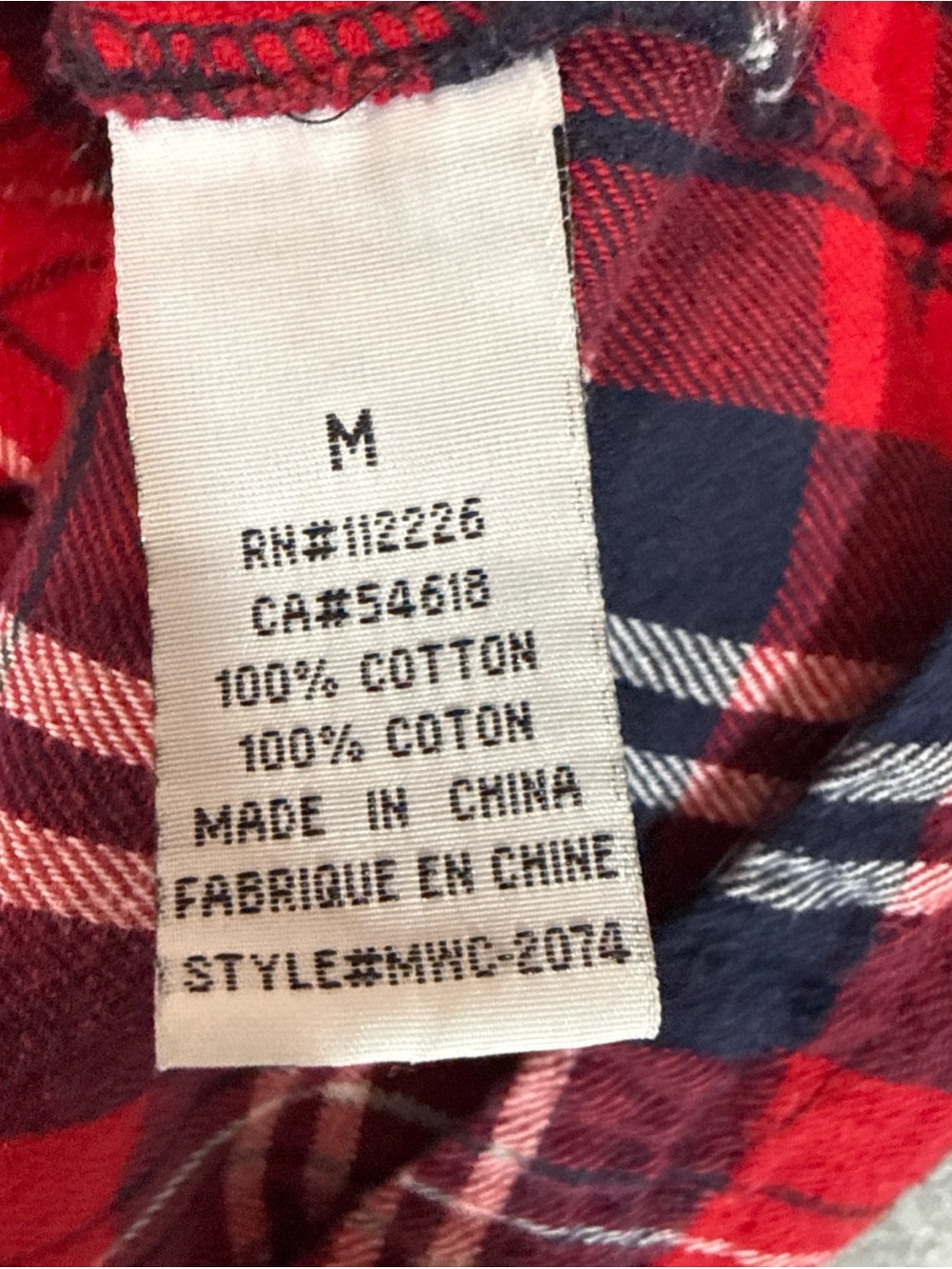 Morphine Generation Plaid Shirt Dress - Womens M - Red Grunge Rock Metal Y2K - Picture 10 of 15